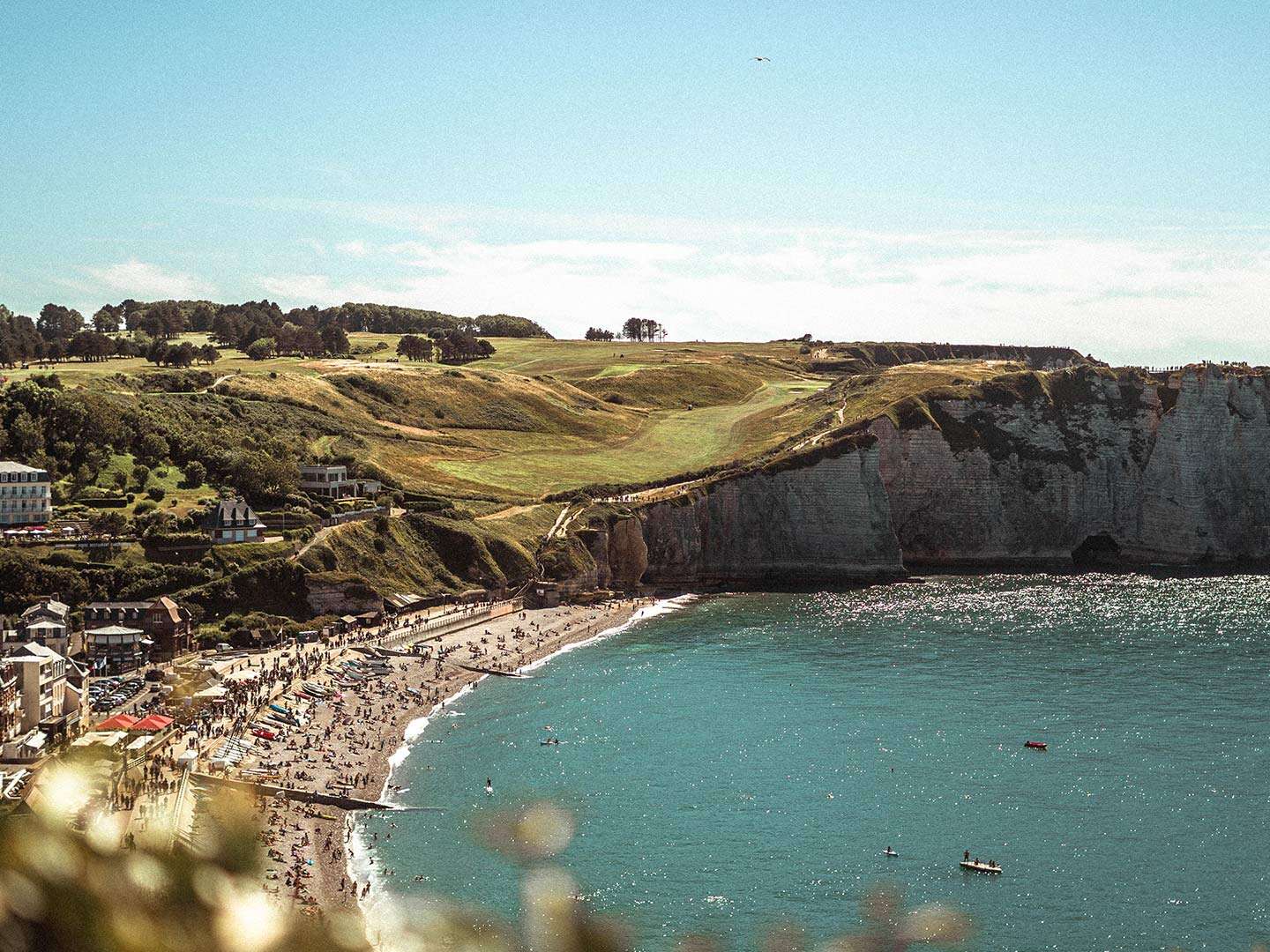 NORMANDY COVER Cliffs of Etretat landscape small