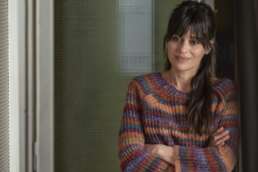 Claudia Pandolfi in Un Professore on MHz Choice.