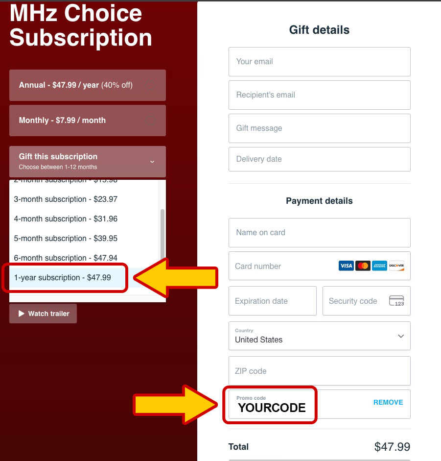gift subscription generic sale arrows
